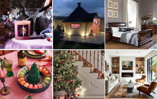 Christmas cabins holiday world