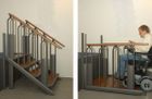 A Set Of Steps That Transform Into A lift