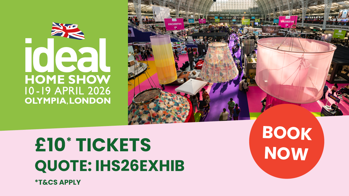 ideal home show with arctic cabins as exhibitors