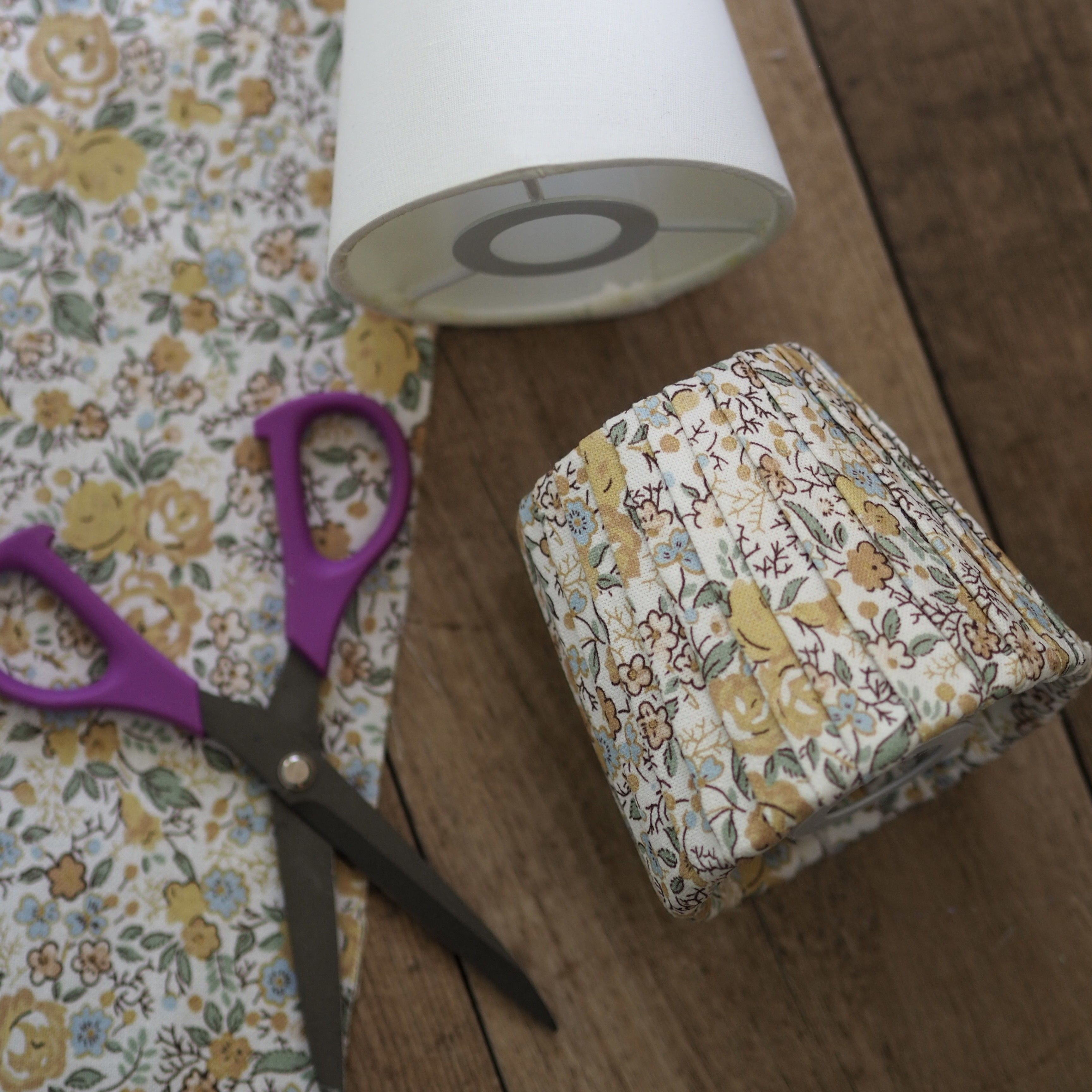 Pleated lampshade workshop 