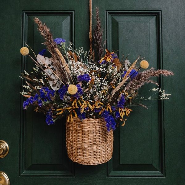 Rita Millat Dried Door Hanging Basket