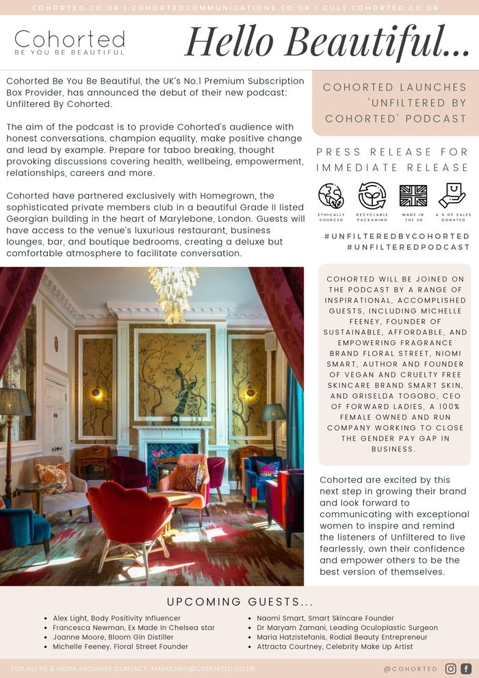 Unfiltered By Cohorted