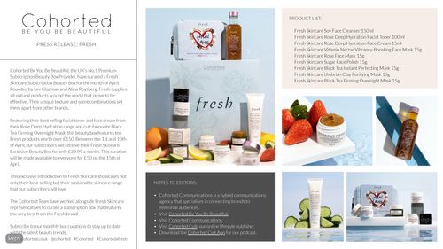 Cohorted x Fresh Exclusive Box