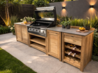 Bari Teak Outdoor Kitchen