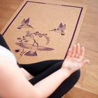 Humming Bird Cork Yoga Mat