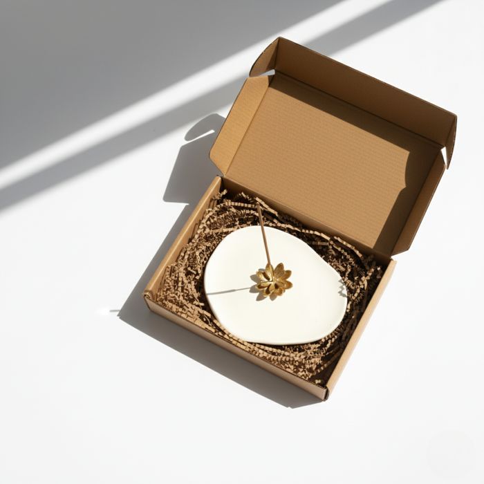 Handmade Pure Brass Incense Holder