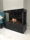 Efficient gas fires and stoves