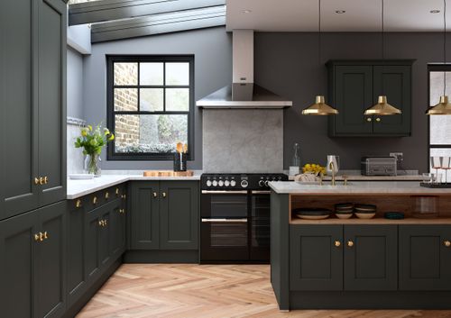 A classic Shaker kitchen