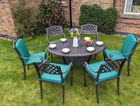 Marlborough 6 seater round patio set