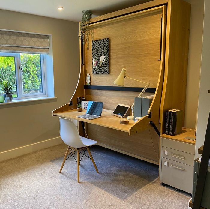 Vertical Study WallBed