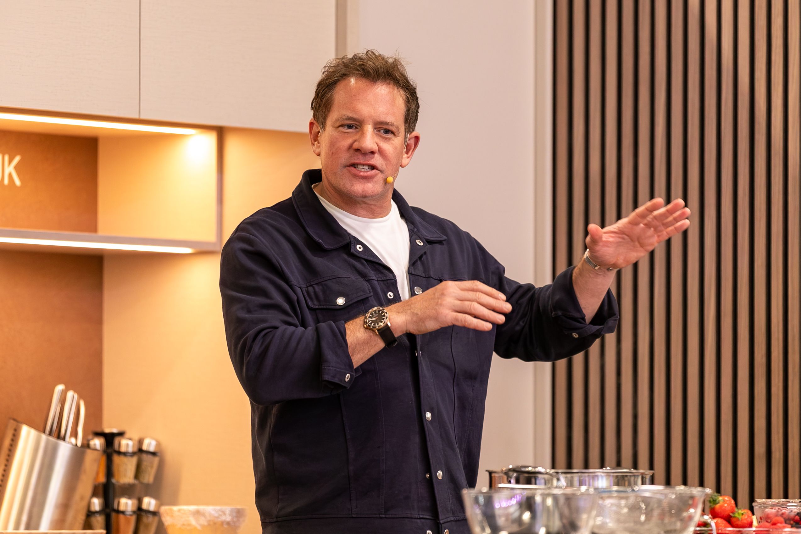 Mat Tibbits Matt Tebbutt on live TV and restaurant industry challenges.