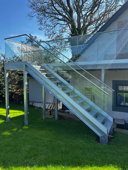 Glass Balustrades and steel balconies