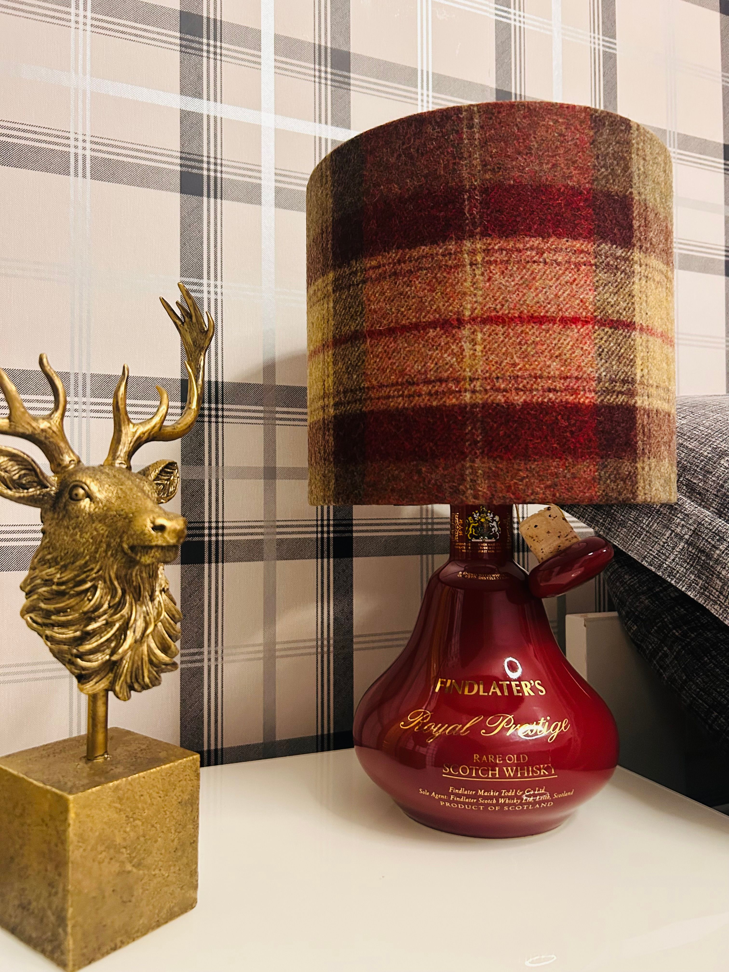 Empowerella Turns Ornate Porcelain Whiskey Decanters into Unique Handcrafted Lighting