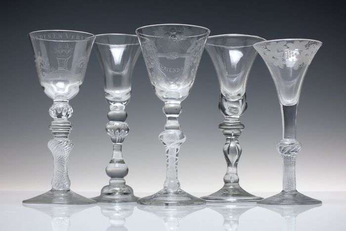 18th Century Wine Glasses