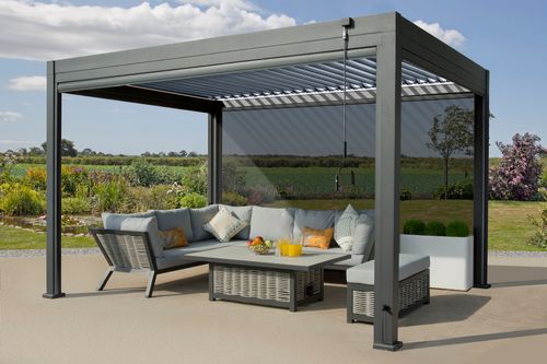 Aluminium Pergola in 3 sizes and 2 Colours