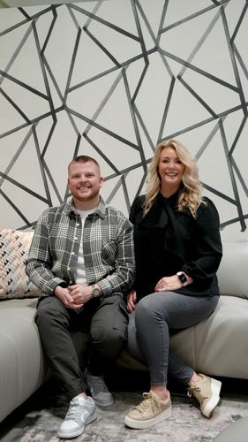 Declan Hattie and Michele Brown