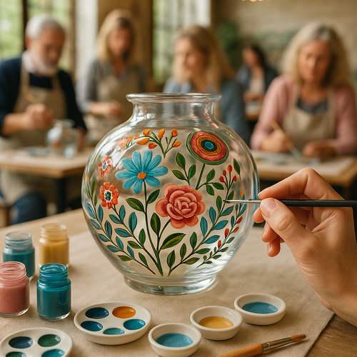 Vase Painting By Create & Craft