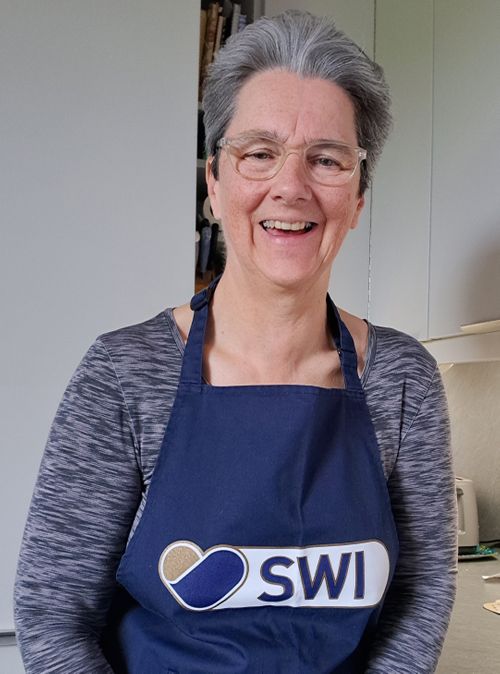 Chilli Cobbler with SWI member, Jane Hogg