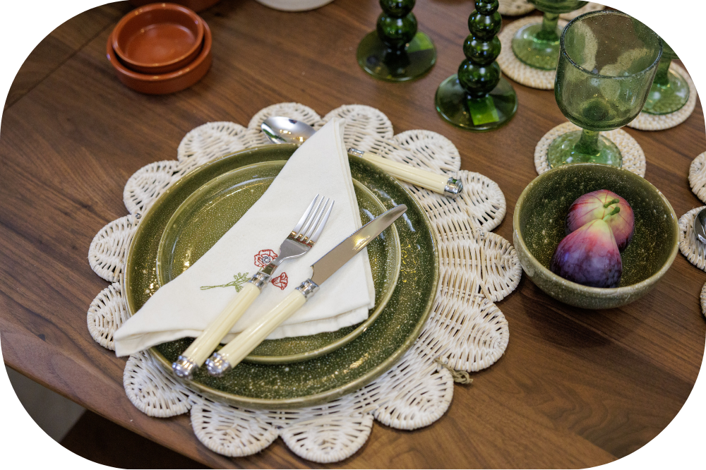 Plate and Napkins