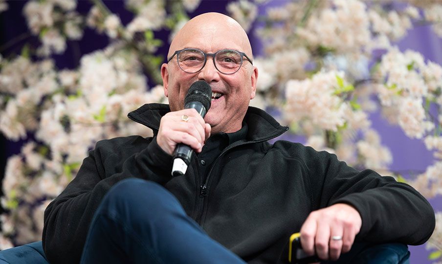 Gregg Wallace shares his new online health platform on The Super Theatre stage