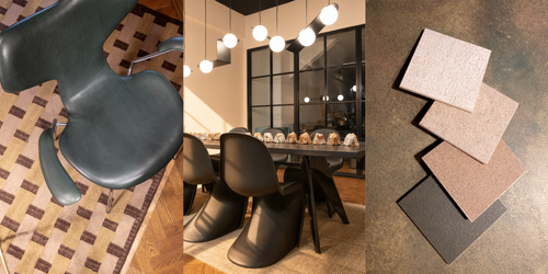Exhibition F**K DOOM: FACT look to 2036, creating a workplace built around 75% reused furniture