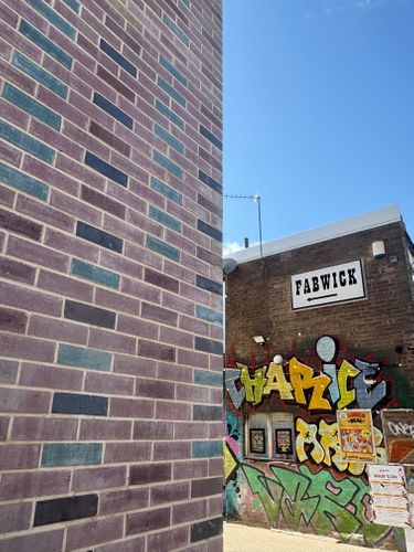 The Yard Theatre, Hackney Wick, London - recycled low carbon facade
