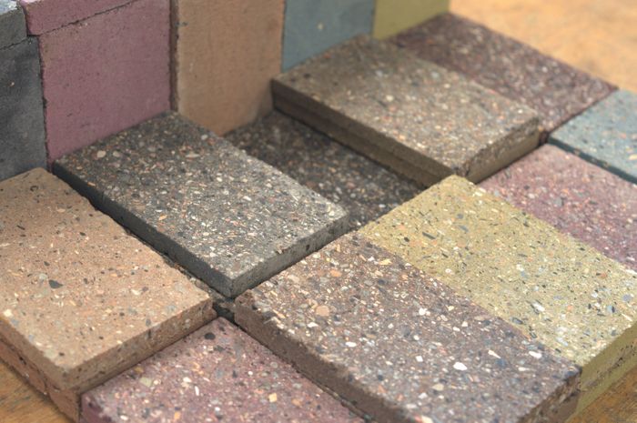 K-TILE™, UK-manufactured low carbon tile made from near 100% recycled UK construction & demolition waste