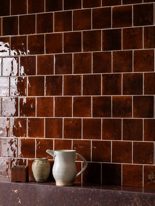 Hoxton Toffee, Dijon  Crazy Paving & Fitz Claret Slab