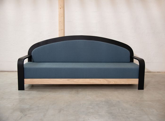Immoso – Ash and Steel Sofa