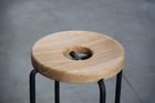 Tupperstoo – Hand-Forged Steel and Wood Stool