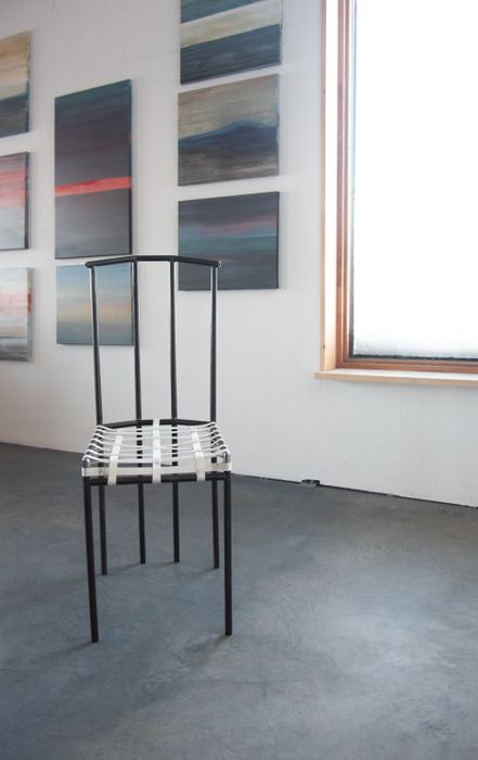 Panocha – Upcycled Steel and Strap Chair