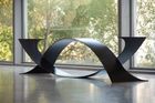 Hallta – Beech and Steel Table