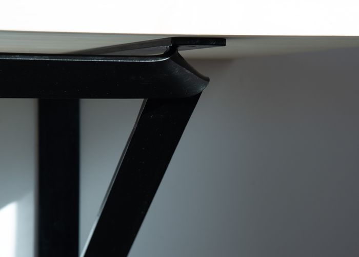 Defold – Floating Oak and Steel Desk