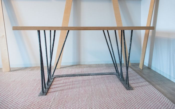 Spita – Beech and Steel Table