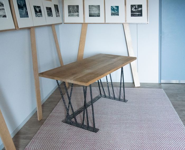 Spita – Beech and Steel Table