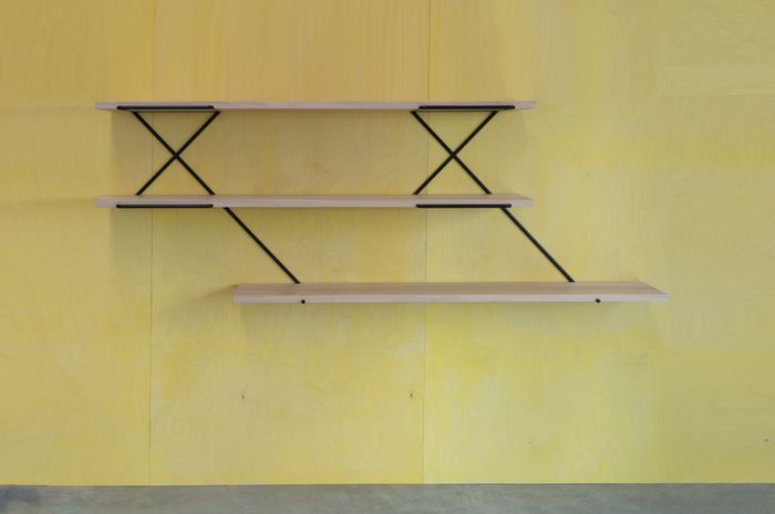 Shecross – Modular Ash and Steel Shelf