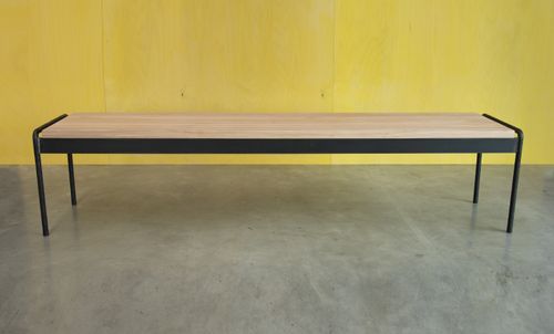 Simban – Ash and Steel Bench