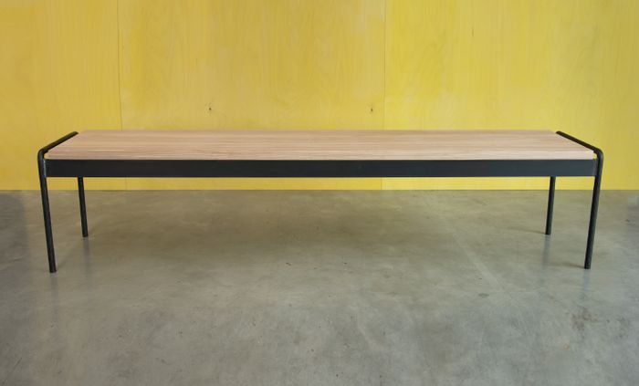 Simban – Ash and Steel Bench