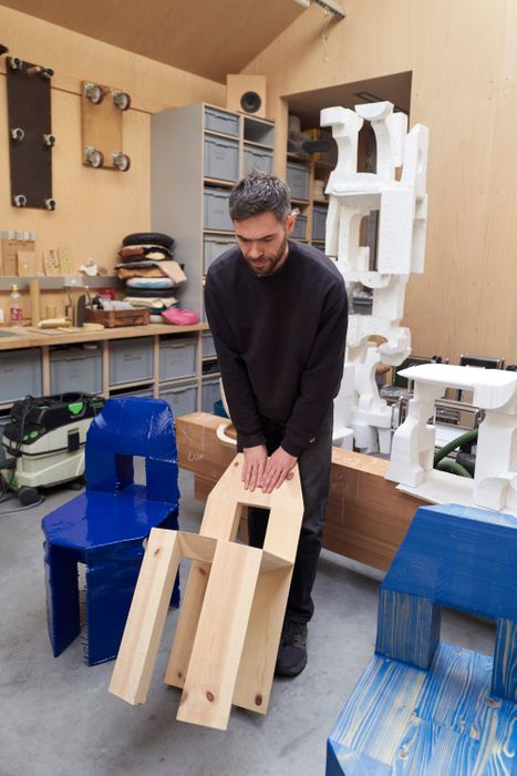 Min Chair designed by Max Lamb for Hem