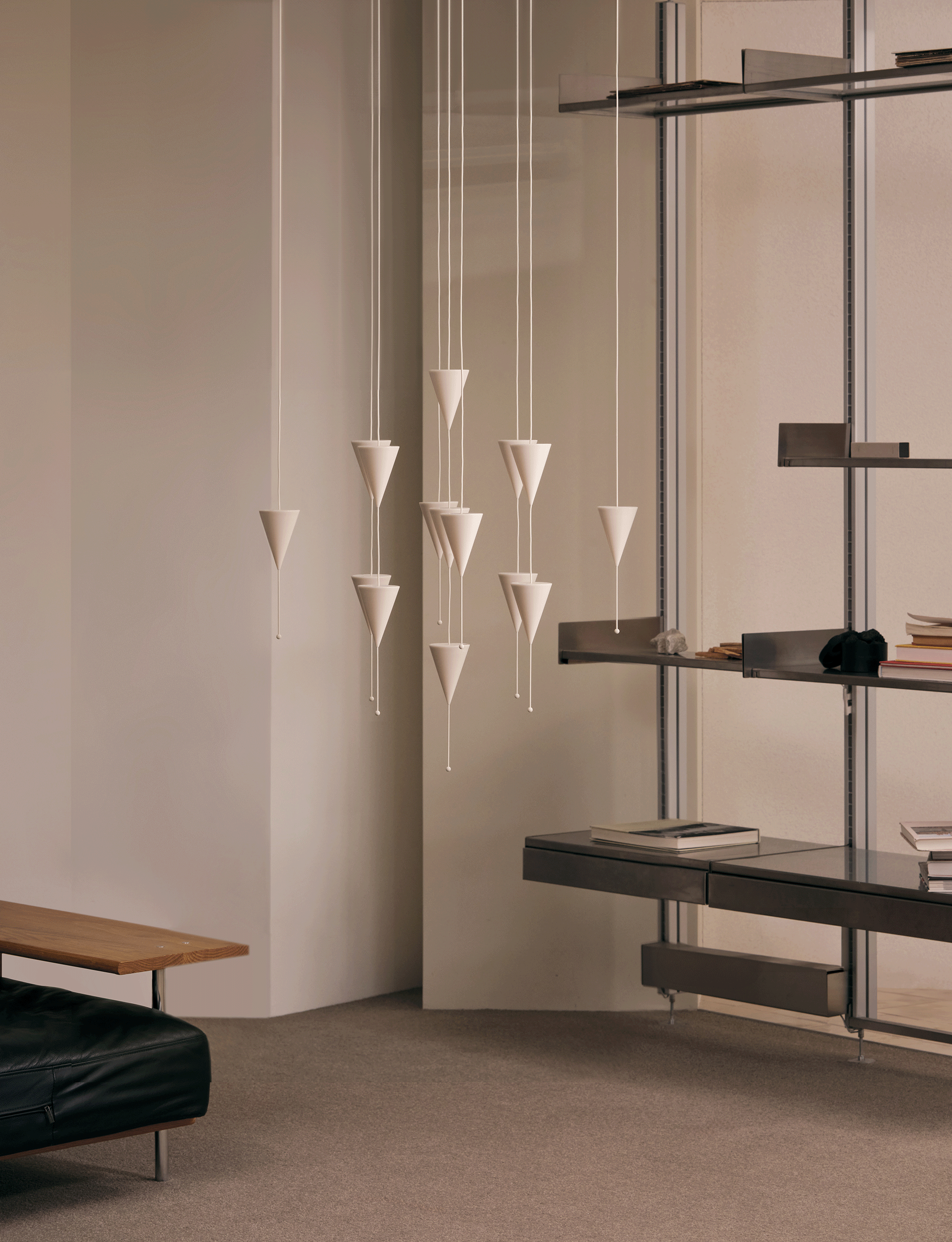 The Aster lighting collection designed by Note Design Studio for Ago Lighting