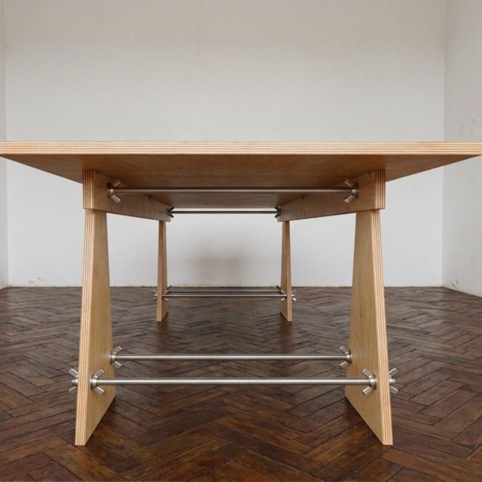 A IS FOR ART I. TRESTLE TABLE CONFIGURATION