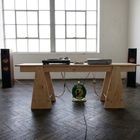 SKINNY ART. TRESTLE TABLE CONFIGURATION
