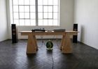 SKINNY ART. TRESTLE TABLE CONFIGURATION