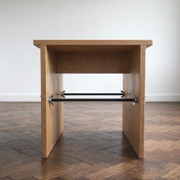 BOLTHOLE TUFFET. REFECTORY SEAT CONFIGURATION
