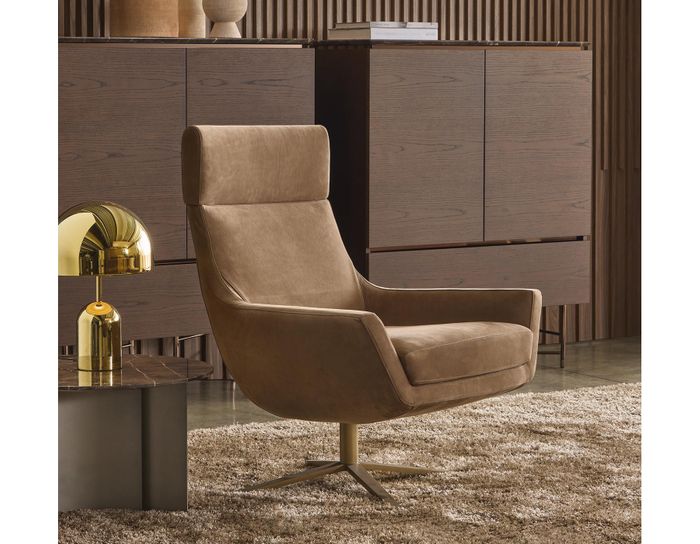 Joy Armchair with Footstool by Marelli Italy