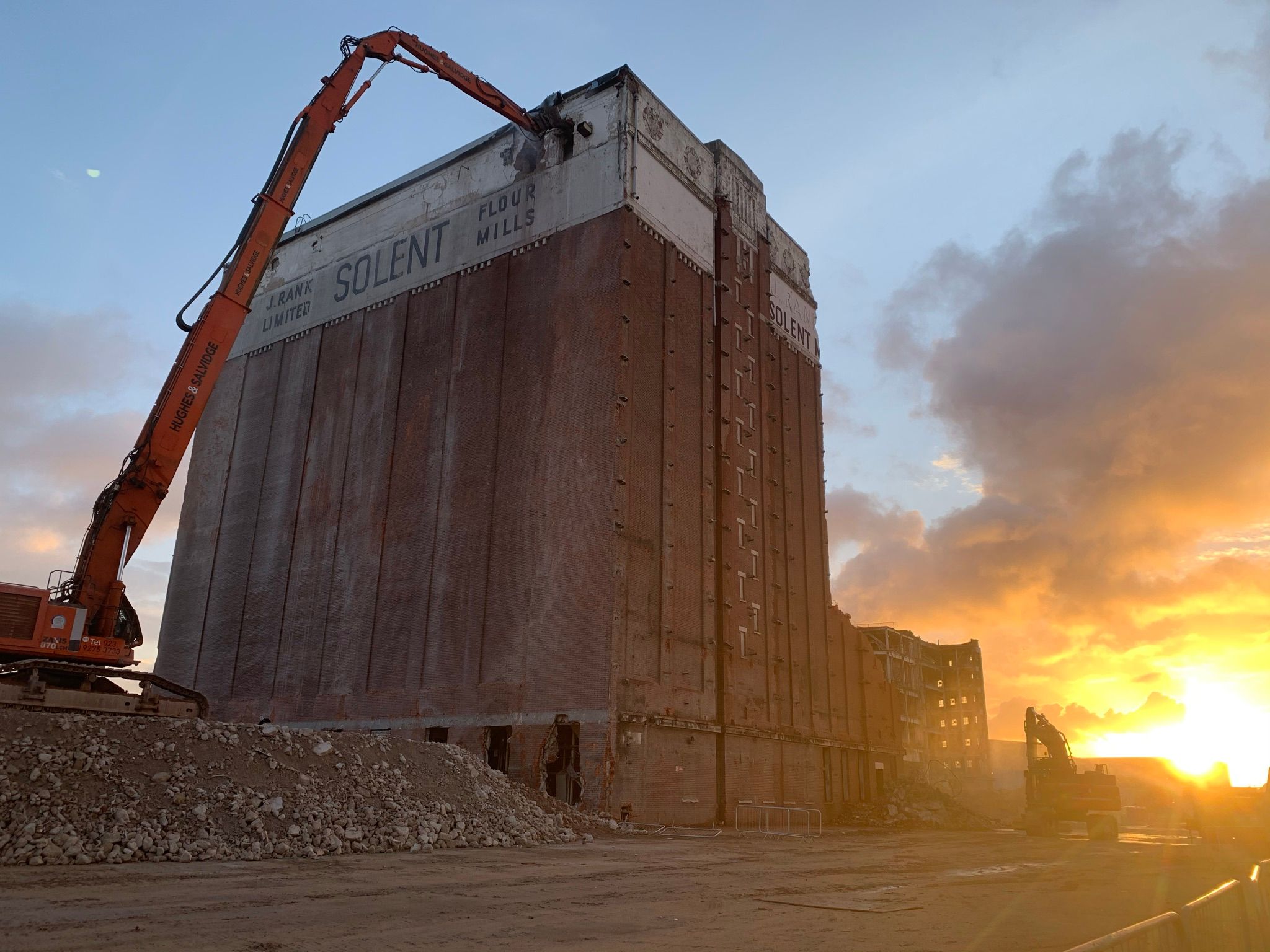 Demolition of the Former Solent Flour Mills