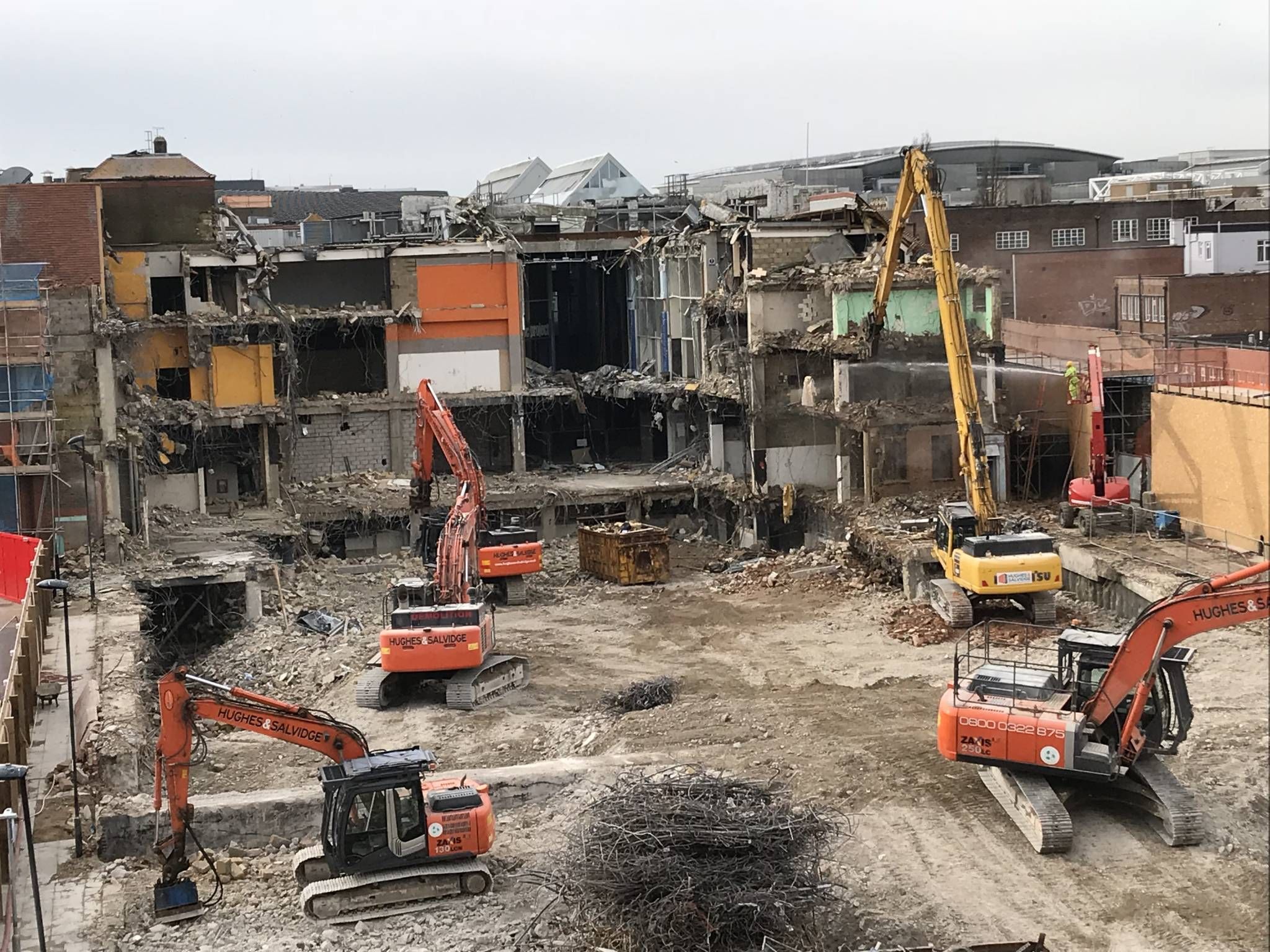 Demolition of the former Bargate Shopping Centre