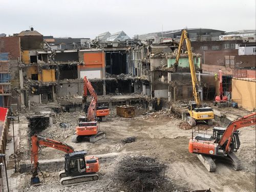 Demolition of the former Bargate Shopping Centre