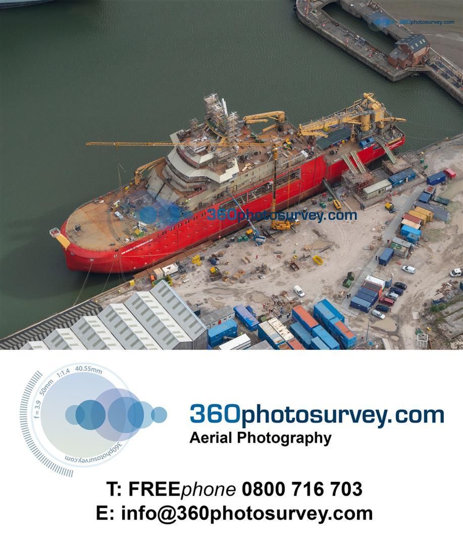 Aerial photographer for Marine Projects