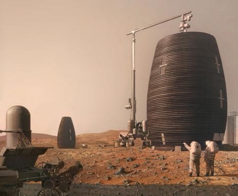 AI SpaceFactory Builds 3D Printed Mars Prototype for NASA | Construction Buzz #203